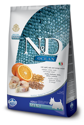 N&D Düşük Tahıllı Ocean Balıklı Küçük Irk Köpek Maması 2,5 KG - Thumbnail