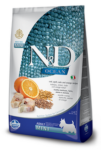 N&D Düşük Tahıllı Ocean Balıklı Küçük Irk Köpek Maması 2,5 KG - Thumbnail