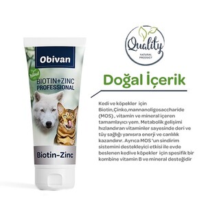 Obivan Biotin ve Çinko Katkılı Kedi Köpek Maltı 100 GR - Thumbnail
