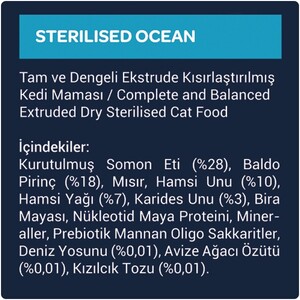 Obivan Selection Sterilised Düşük Tahıllı Okyanus Balıklı Kısırlaştırılmış Kedi Maması 1 kg (6 adet) - Thumbnail