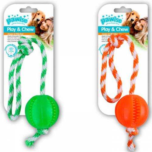 Pawıse Kemirme Oyuncağı İpli Top