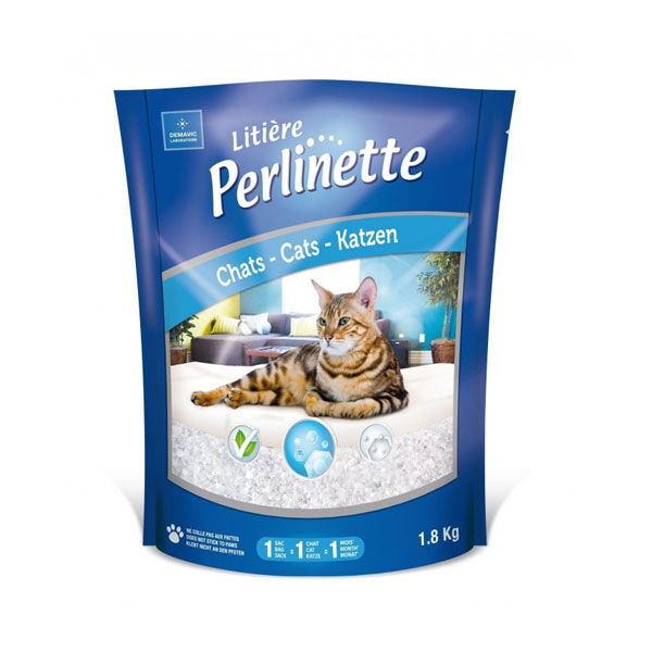 Perlinette Cat Irregular Kalın Taneli Silica Kedi Kumu 1,8 KG