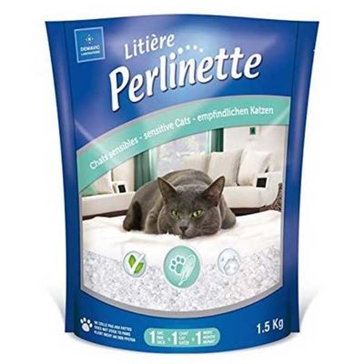 Perlinette Yetişkin ve Hassas Kediler İçin Kristal Kum 1,5 KG