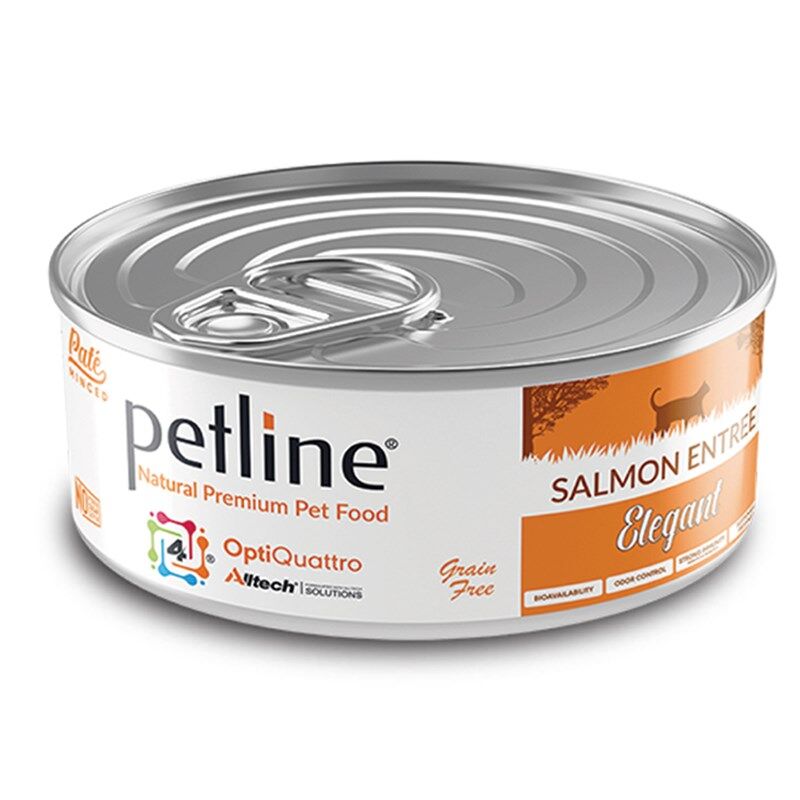 Petline Natural Adult Elegant Somon Balıklı Pate Yetişkin Kedi Konservesi 80 Gr