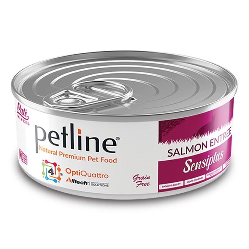 Petline Natural Adult Sterilised Somon Balıklı Pate Kısırlaştırılmış Yetişkin Kedi Konservesi 80 Gr