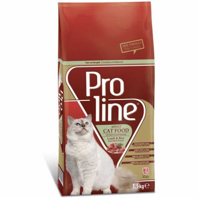 Pro Line Kuzu Etli Kedi Maması 1.5 KG