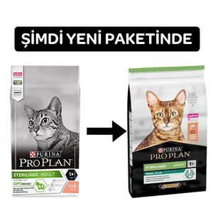 Pro Plan Sterilised Somonlu Kısırlaştırılmış Kedi Maması 1,5 Kg Hediyeli Paket - Thumbnail