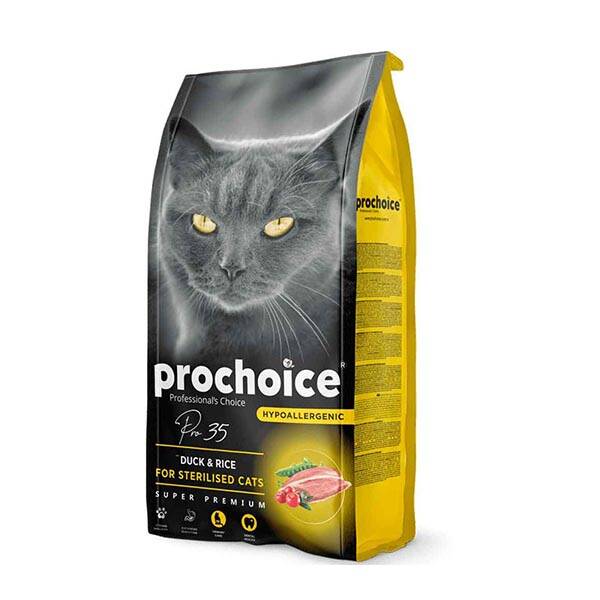 ProChoice 35 Ördek ve Pirinçli Kısırlaştırılmış Kedi Maması 2 kg