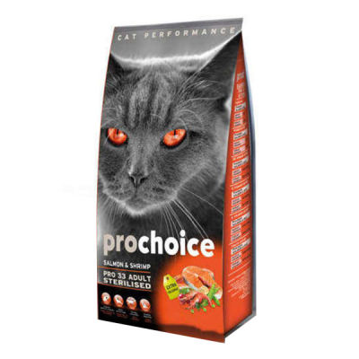 Pro Choice Balık ve Karidesli Kısırlaştırılmış Kedi Maması 2 KG