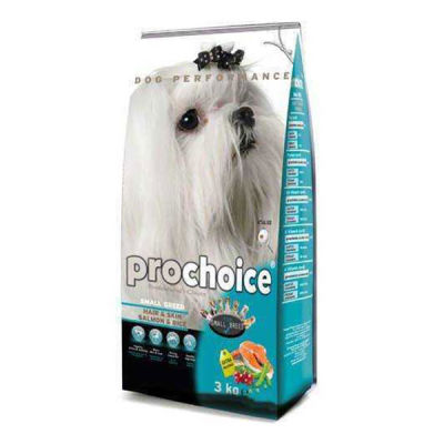 ProChoice Hair Skin Somonlu Küçük Irk Köpek Maması 3 kg