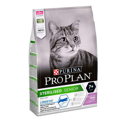 Pro Plan Kısırlaştırılmış Hindli Yaşlı Kedi Maması 1.5 KG