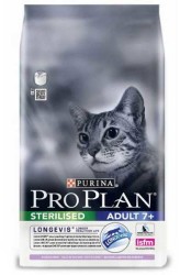 Pro Plan Kısırlaştırılmış Hindili Yaşlı Kedi Maması 3 KG - Thumbnail