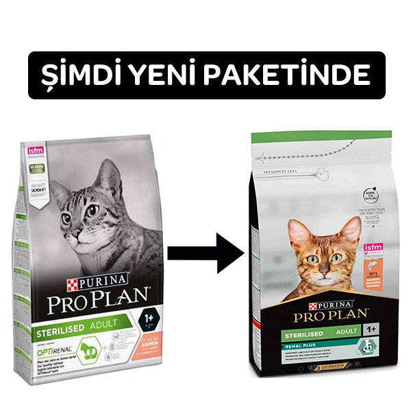 Pro Plan Sterilised Somonlu Kısırlaştırılmış Yetişkin Kedi Maması 3 kg