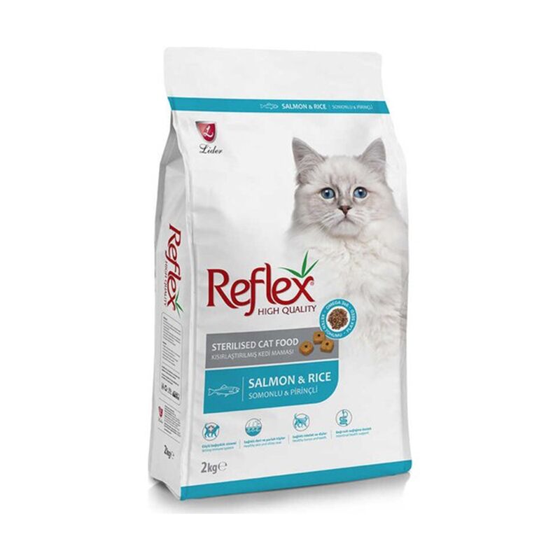 Reflex Somonlu ve Pirinçli Kısırlaştırılmış Kedi Maması 2 Kg