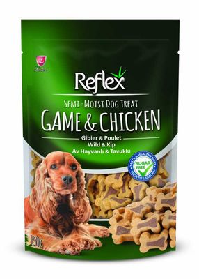 Reflex Av Hayvanlı Tavuklu Yarı Yumuşak Köpek Ödül Maması 150 Gr
