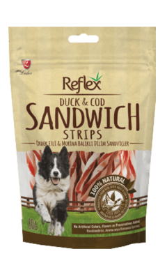 Reflex Duck Sandviç Ördekli Balıklı Köpek Ödülü 80 gr