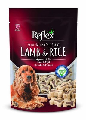 Reflex Kuzulu Pirinçli Yarı Yumuşak Köpek Ödül Maması 150 Gr