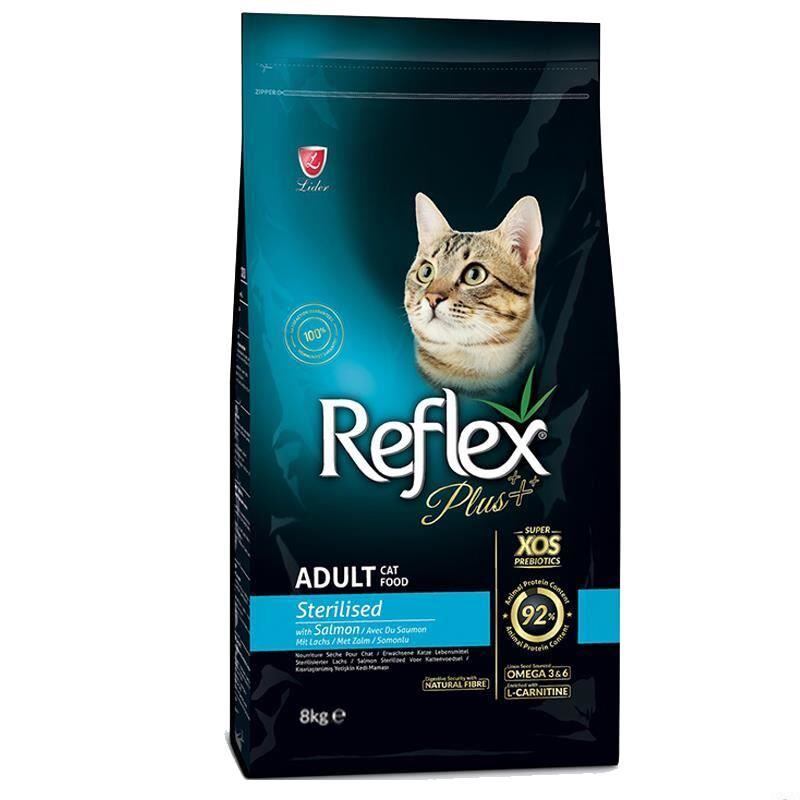 Reflex Plus Somonlu Kısırlaştırılmış Kedi Maması 8 Kg