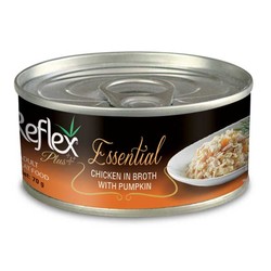 Reflex Plus Essential Tavuklu ve Balkabaklı Kedi Konservesi 70gr - Thumbnail