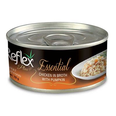 Reflex Plus Essential Tavuklu ve Balkabaklı Kedi Konservesi 70gr