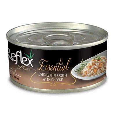 Reflex Plus Essential Tavuklu ve Peynirli Kedi Konservesi 70gr