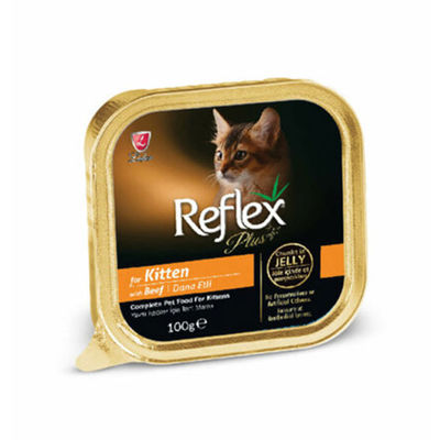 Reflex Plus Kitten Dana Etli Soslu Yavru Kedi Yaş Maması 100 Gr