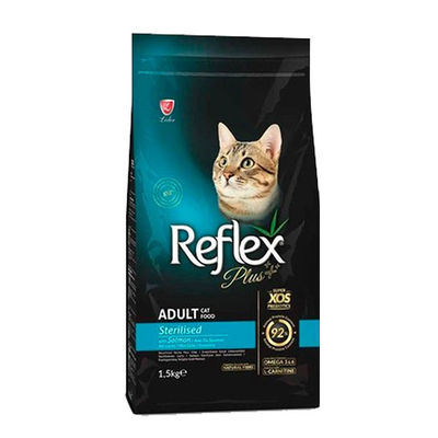 Reflex Plus Somonlu Kısırlaştırılmış Kedi Maması 1,5 KG