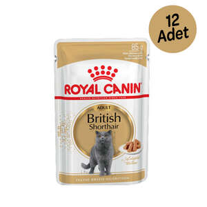 Royal Canin British Shorthair Yaş Kedi Maması 85 GR * 12 ADET - Thumbnail