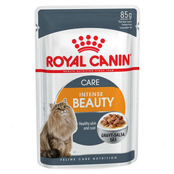 Royal Canin İntense Beauty Gravy Kedi Konserve Maması 85 GR * 12 Adet - Thumbnail