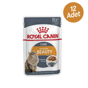 Royal Canin Hair&Skin Gravy Kedi Yaş Maması 85 gr * 12 Adet - Thumbnail