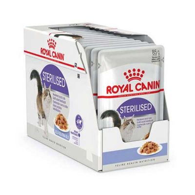 Royal Canin Sterilised Jelly Kısırlaştırılmış Kedi Yaş Maması 85 GR*12 Adet