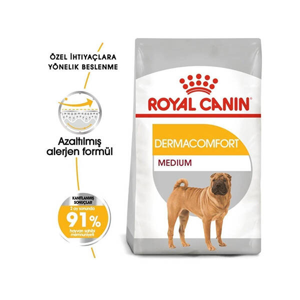 Royal Canin Medium Dermacomfort Yetişkin Köpek Maması 12 kg