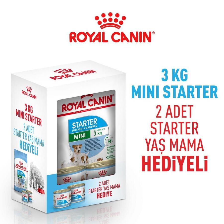 Royal Canin Mini Starter Hediyeli Yavru Köpek Maması 3 KG