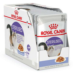 Royal Canin Sterilised Gravy Kısırlaştırılmış Kedi Yaş Maması 85 GR* 12 ADET - Thumbnail