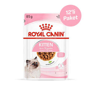 Royal Canin Kitten Gravy Kedi Yaş Mama 85 GR x 12 Adet - Thumbnail