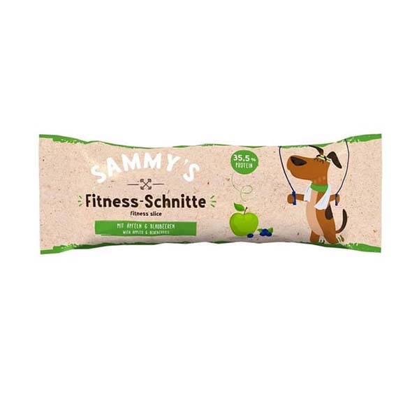 Sammy's Fitness Slice Elmalı Yaban Mersinli Köpek Protein Barı 25 gr