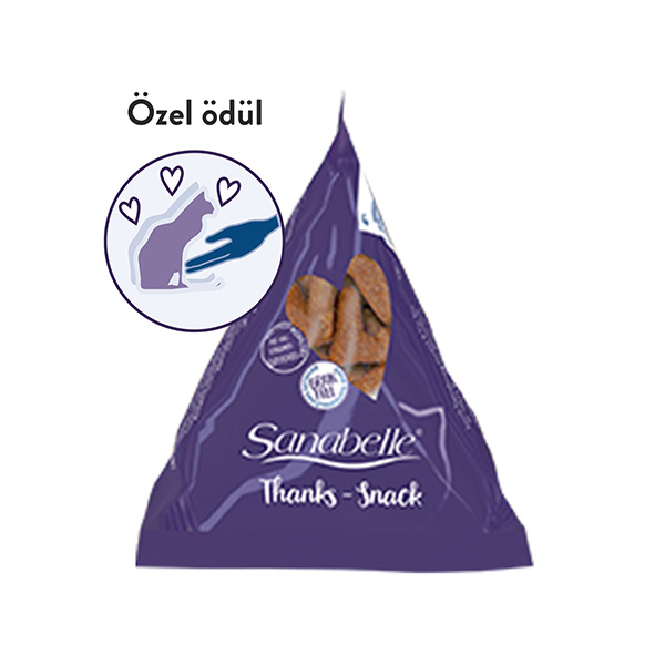 Sanabelle Thanks Kedi Ödül Maması 20 GR Kedi Ödül Mamaları Sanabelle