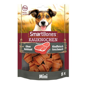 SmartBones Biftekli Mini Köpek Ödül Kemiği 8 Adet 128 Gr - Thumbnail