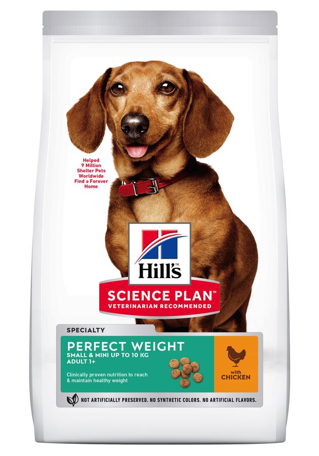 Hill's SCIENCE PLAN İdeal Kilo için Tavuklu Küçük ve Mini Irk Yetişkin Köpek Maması 1,5kg