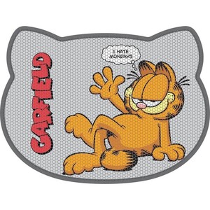 Garfield Çift Katmanlı Kedi Kumu Paspası Gri - Thumbnail