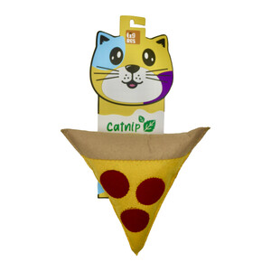 Tigres Venator Catnipli Pizza Şeklinde Kedi Oyuncağı - Thumbnail