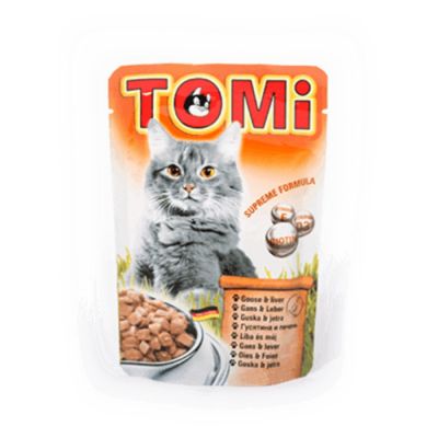 Tomi Kazlı Ve Ciğerli Yaş Kedi Maması 100Gr