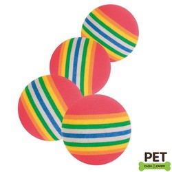 Trixie Kedi Oyuncağı, Renkli Top 3, 5cm - Thumbnail