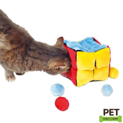Trixie Kedi Peluş Oyuncak Küp Ve Topları