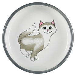 Trixie Kısa Burunlu Kedi Seramik Mama Su Kabı - Thumbnail