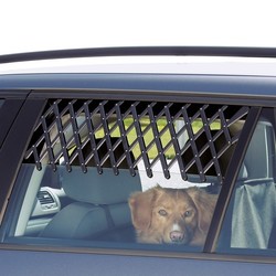 Trixie Köpek Araba Camı Parmaklığı, 30-110cm,Siyah - Thumbnail