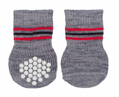 Trixie Köpek Çorabı, Kaymaz, XL, 2 Adet, Gri