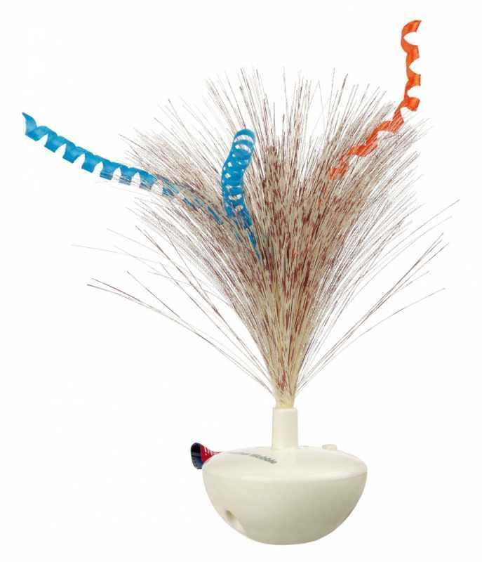 Trixie Pilli Otomatik Kedi Oyuncağı, Tüylü 5X14cm Kedi Aktivite