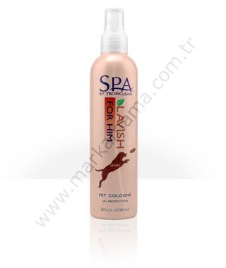 TropiClean SPA Fresh For Him Erkek Köpek ve Kedi Kolonyası Zencefil ve Nektari Parfümlü 236 ML
