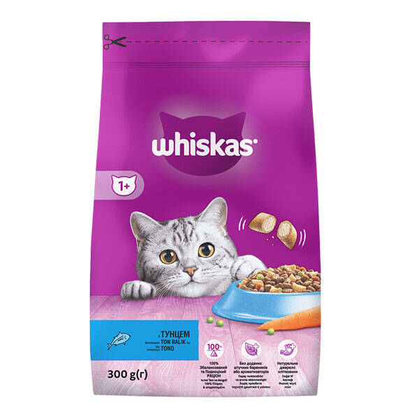 Whiskas Ton Balıklı ve Sebzeli Kedi Maması 300 gr